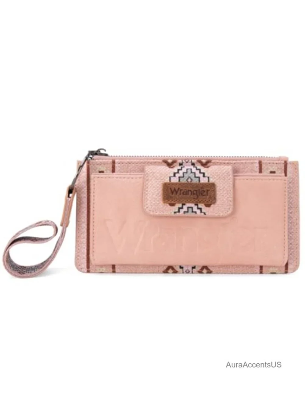 Western Boho Wristlet Wallet RFID Blocking Card Holder Clutch